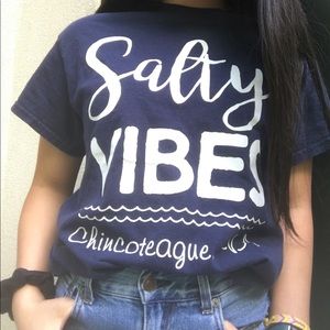 Salty Vibes Chincoteague Cotton T-Shirt